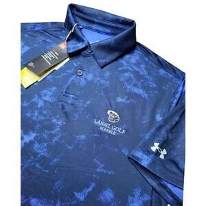 NWT Under Armour Camo Print Golf Polo Manele Lanai Hawaii Embroidery Size S